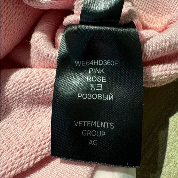 Vetements Hoodie - Picture 3 of 3